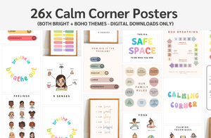 E-Book Bundle - "CLAP for Tiny Tantrums + Calming Corners 101" PLUS 26x Posters and Other Emotional Regulation Tools ($165 value)