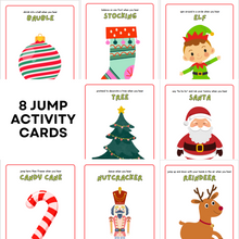 Load image into Gallery viewer, Christmas Card Jump Activity for Kids DIY Advent Calendar - Digital Download Only (print at home)
