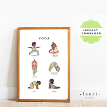 Load image into Gallery viewer, French Yoga Poster Lauri Australia - DIGITAL DOWNLOAD Printable
