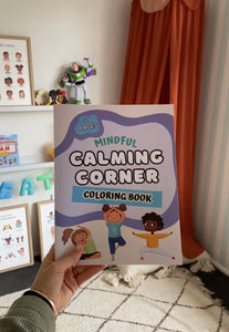 Colouring In Book -  Physical Copy - Calming Corner Mindful Coloring Book with emotions and calming techniques