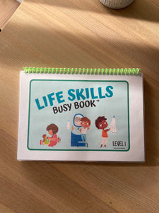 Life Skills Busy Book for Toddlers Printable Digital Download - Level 1 for ages 2 to 4 years old