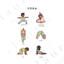 Load image into Gallery viewer, Danish Poster - Kopi af Yoga for Kids-plakat - Calm Corner Print - DIGITAL DOWNLOAD Printbar
