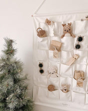 Load image into Gallery viewer, Vegan Leather Countdown Advent Calendar - Ivory
