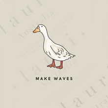 Load image into Gallery viewer, Duck illustration &quot;Make Waves&quot; Poster Feelings Poster, Emotions Chart, Muted Boho Classroom Decor, DIGITAL DOWNLOAD, Montessori Homeschool Decor, Feelings Print, Printable Poster, Educational Poster, Bedroom art, childrens nursery decor, words to feelings chart Breathe In Breathe Out Poster, Clam down corner Calming techniques strategies poster Montessori Homeschool Decor, classroom management tools
