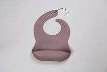 Load image into Gallery viewer, Silicone Baby Bib - Light Mauve
