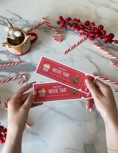 Christmas Theme Movie Tickets for DIY Advent Calendar - Digital Download Only (print at home)