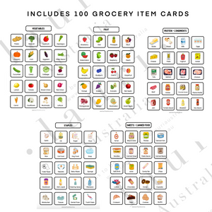 Our kids shopping list pack provides a wonderful opportunity for language development, colour identification, familiarity with household items, and motor skills. Incorporating this interactive and reusable activity is the perfect way to prevent your toddler from having a meltdown at the shops. Toddler grocery shopping list, Kids shopping list. Reusable Grocery Store List for Kids, Kid Activities, Reusable List, Printable List, Preschool Activity, My Shopping List 
